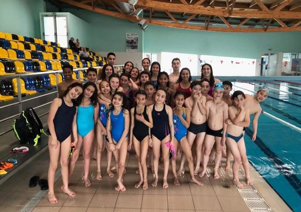 Mini estágio para os nadadores de Pré-treino, Cadetes e Infantis